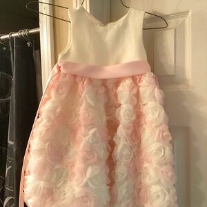 American Princess dress, 3T, pink and white